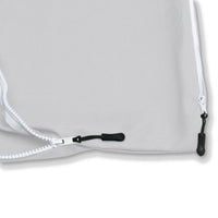 Thumbnail for Traveler's Pal Hüttenschlafsack aus 100% Baumwolle - Schlafsack mit Reißverschluss an Seite und Fußende - Leichter und dünner Inlett Sommerschlafsack atmungsaktiv und hautfreundlich Silbergrau.