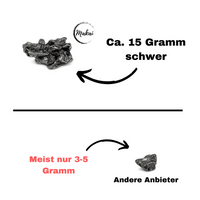 Thumbnail for Meteorit Makai  ca. 15 Gramm schwer. Mit Echtheitszertifikat, Schachtel und Schweberahmen.Das perfekte Geschenk: Jeder Meteorit ist so individuell wie die beschenkte Person. Ob zum Geburtstag oder zur Geburt, zur Taufe, Konfirmation oder einfach um Deinen Lieblingsmenschen zum Lächeln zu bringen.