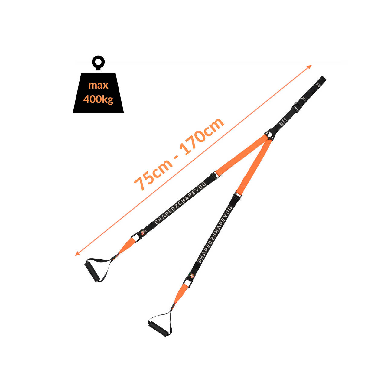 Septagon Sports® Premium Sling Trainer Set