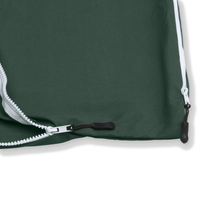 Thumbnail for Traveler's Pal Hüttenschlafsack aus 100% Baumwolle - Schlafsack mit Reißverschluss an Seite und Fußende - Leichter und dünner Inlett Sommerschlafsack atmungsaktiv und hautfreundlich Patinagrün.