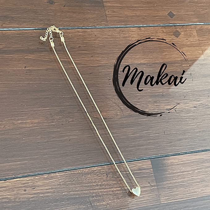 Makai Halskette Herz Schmuck für Frauen Herzkette Liebesgeschenk Geschenk für Freundin Frau Verlobte Kollektion Herzensmensch